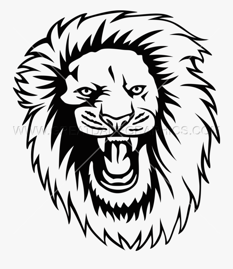 Clipart Library Download Production Ready Artwork For - Transparent Lion Head Roaring, Transparent Clipart