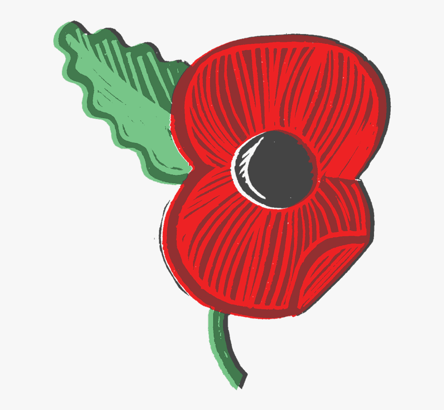 Dove Clipart Remembrance - Poppys Coloured World War 1, Transparent Clipart