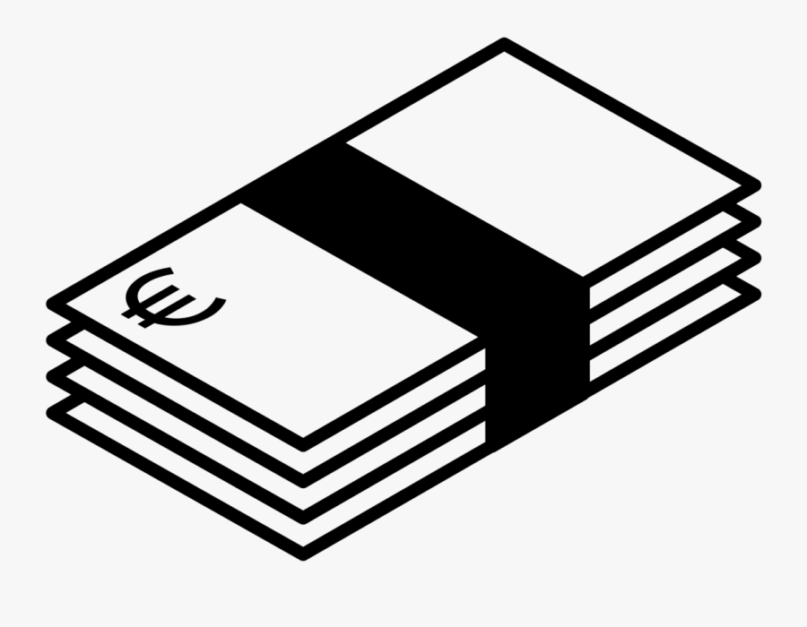 Money Clip Art Black And White - Fixer Io, Transparent Clipart