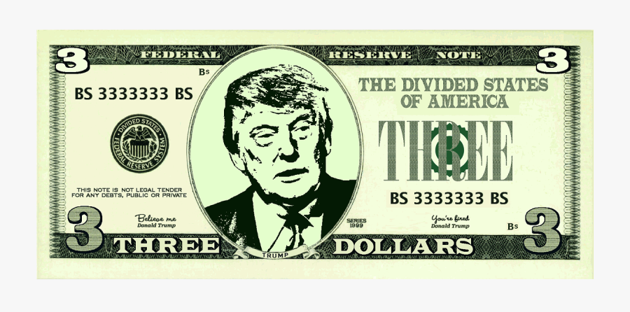 3 Dollar Bill Transparent, Transparent Clipart