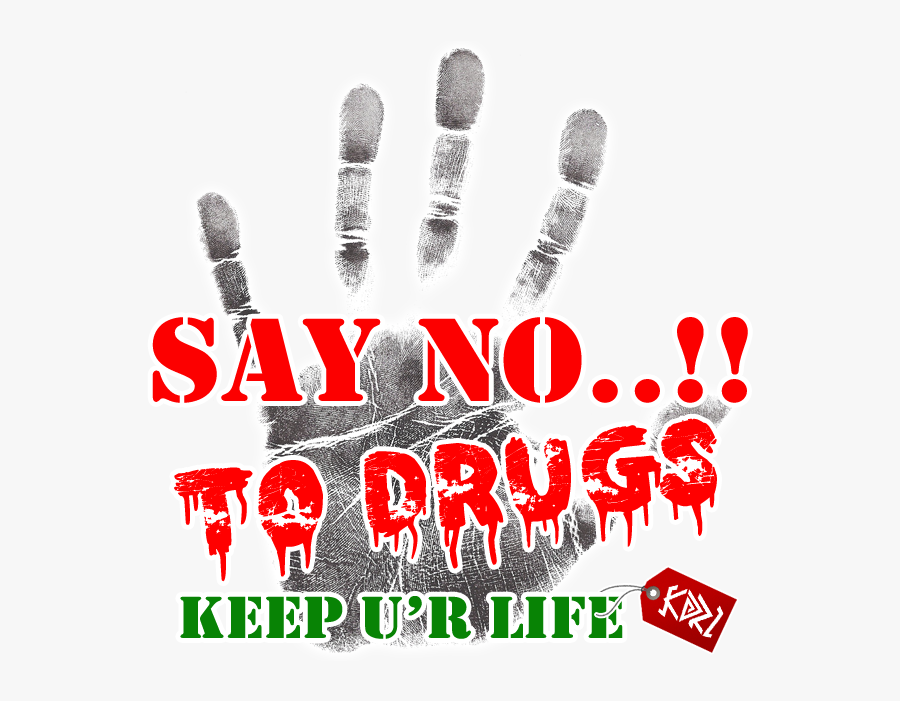 Say No To Drug Abuse, Transparent Clipart