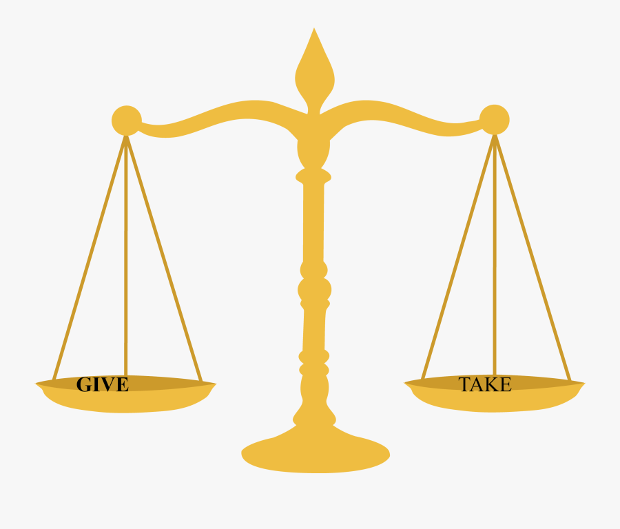 Scale Clipart Truth Transparent - Justice Weighing Scale Png, Transparent Clipart