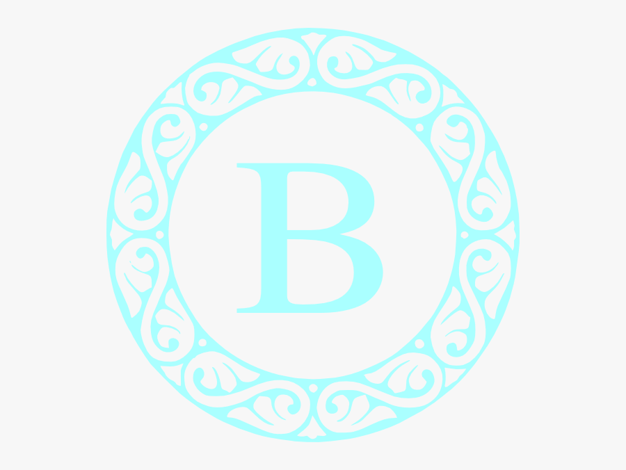 Letter B Monogram Svg Clip Arts Monogram Letter B Svg Free Transparent Clipart Clipartkey
