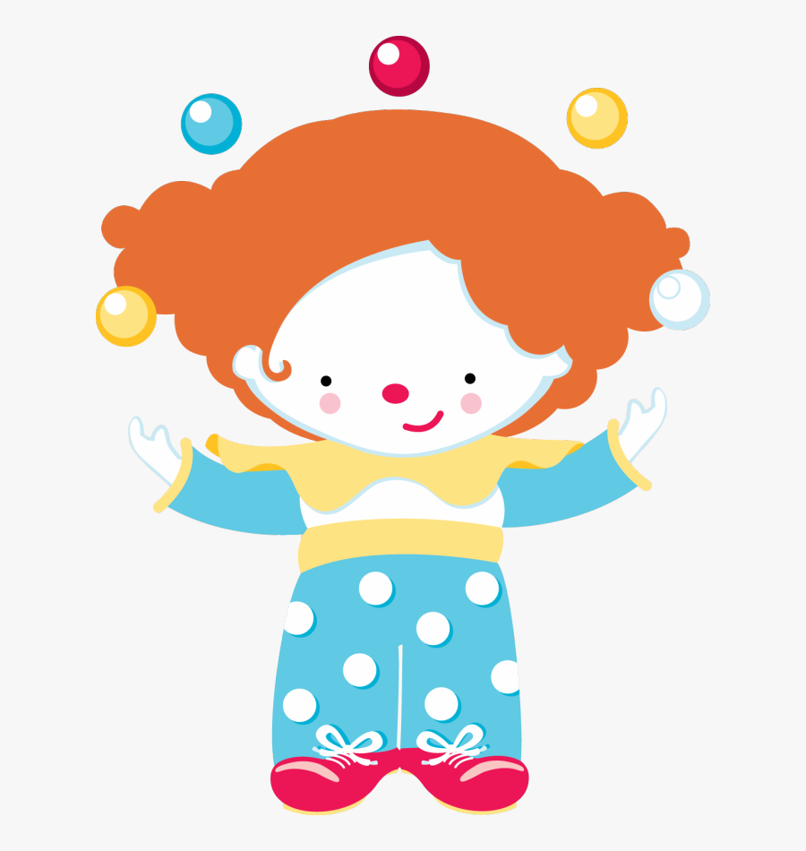 Clown Clipart Trapeze Artist - Payasita De Circo Dibujo, Transparent Clipart