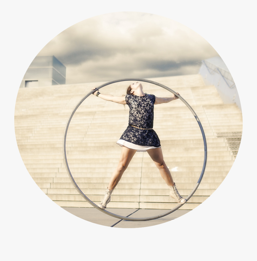 Contemporary Circus Artist With Italian-brazilian Origin, - Circle, Transparent Clipart