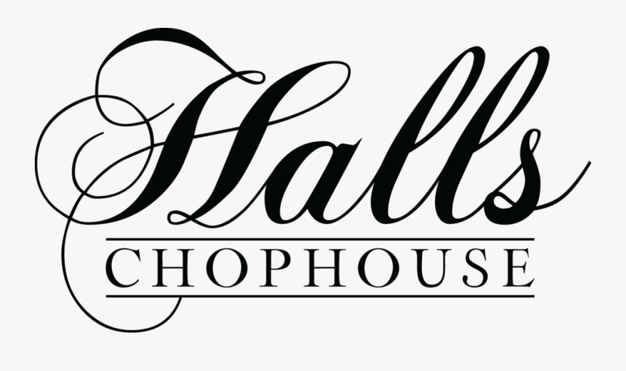 Halls Chophouse Logo, Transparent Clipart