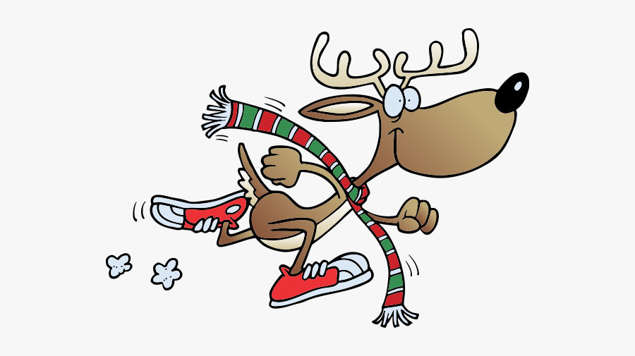 Reindeer Run Clipart, Transparent Clipart