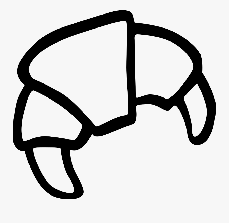 Picto Croissant Clipart , Png Download - Cafe Croissant Png Icono, Transparent Clipart