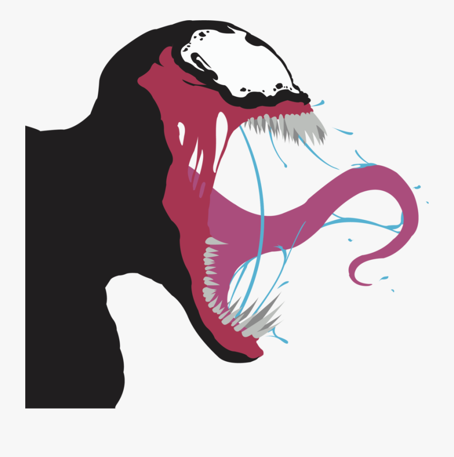 Venom Flat Design, Transparent Clipart
