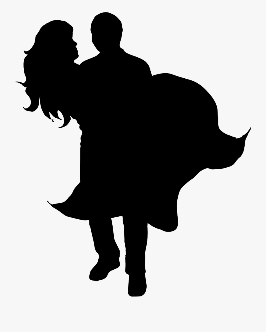 Silhouette Dancing Man In Suit Clipart , Png Download - Silhouette, Transparent Clipart