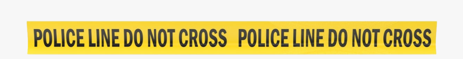 Police Tape Png Photo Background - Parallel, Transparent Clipart