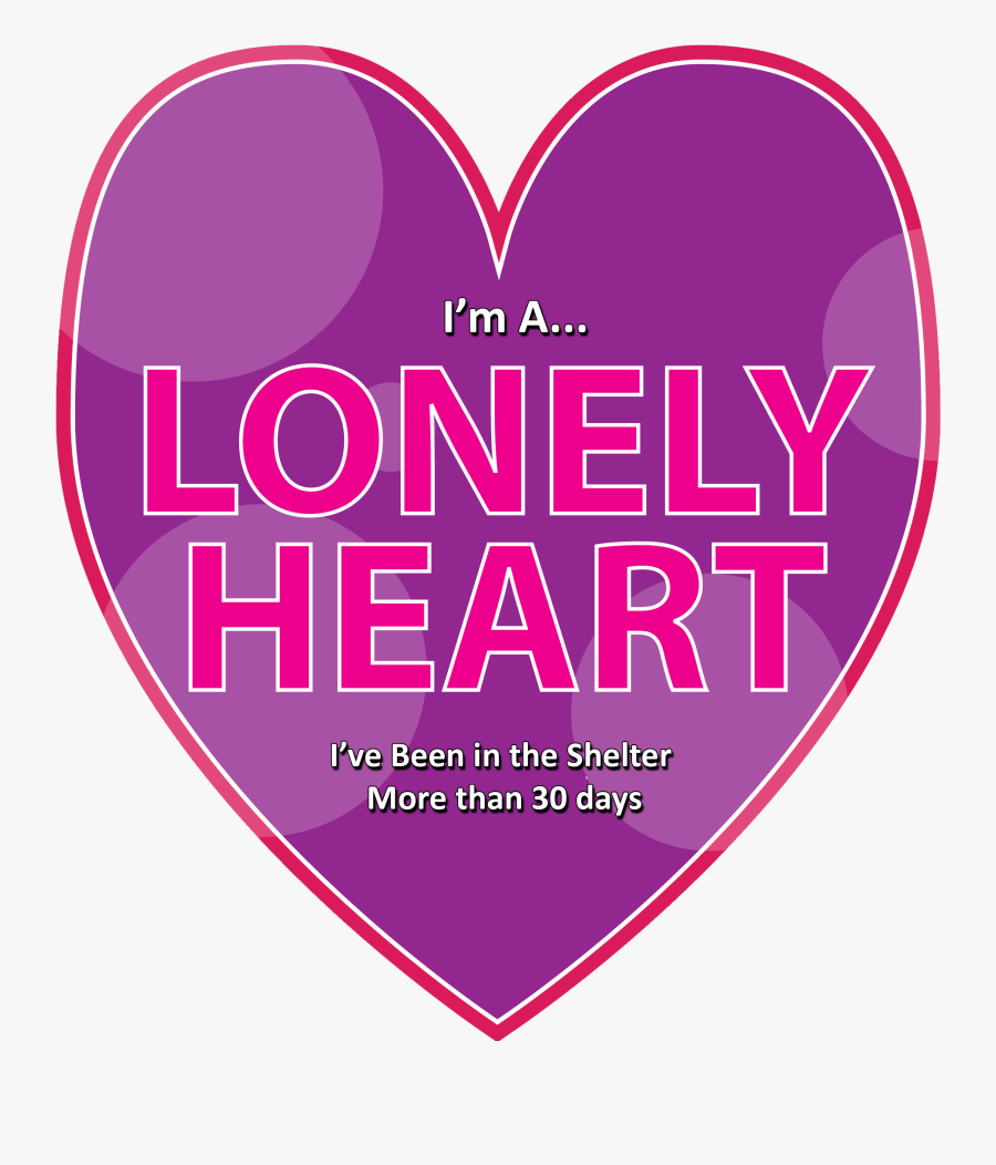 Lonely Hearts - Heart, Transparent Clipart