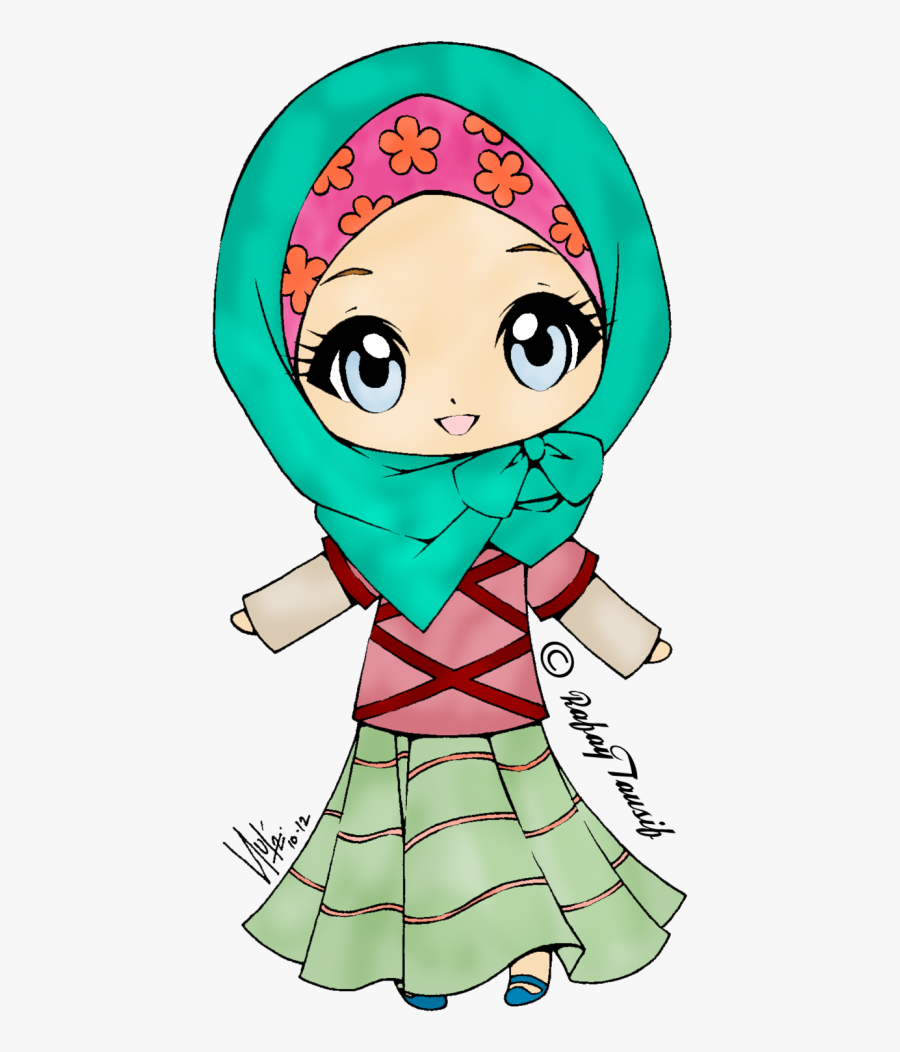 Muslim Girl Clipart , Png Download - Cute Muslim Girl Cartoon, Transparent Clipart