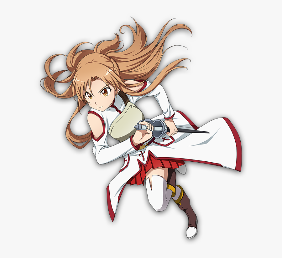 Transparent Sword Fighting Clipart - Asuna Sword Art Online Png, Transparent Clipart