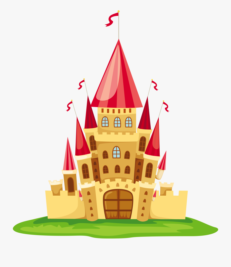 Cartoon Castle Clip Art - Castle Clipart Transparent, Transparent Clipart