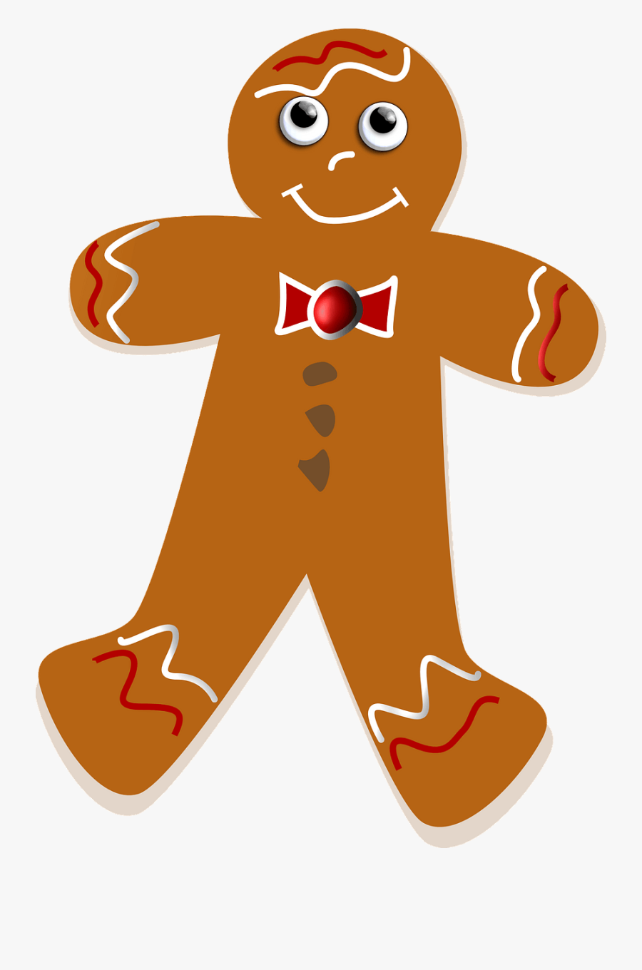 Gingerbread Man Png, Transparent Clipart