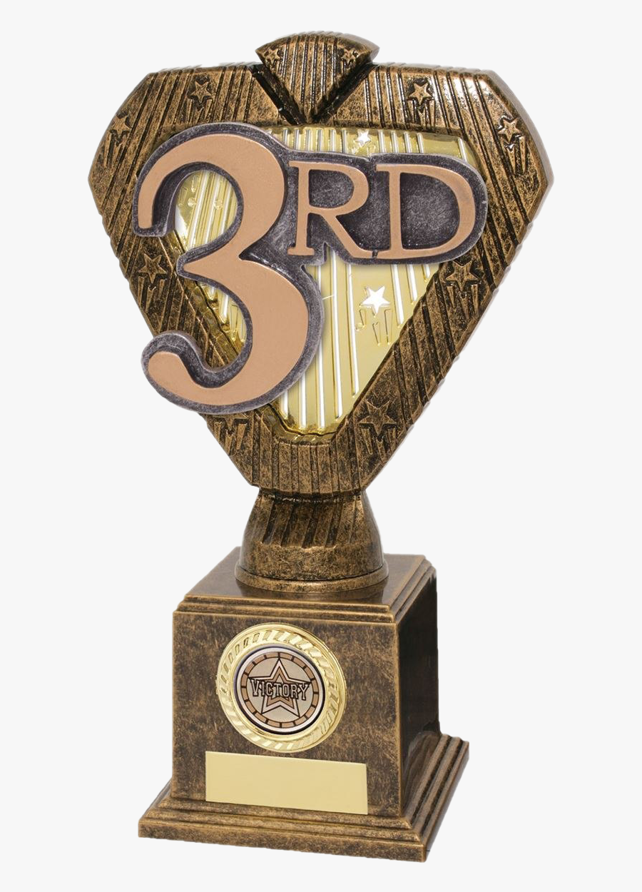 Third Place Trophy Png Clipart - Most Improved Player Trophy, Transparent Clipart