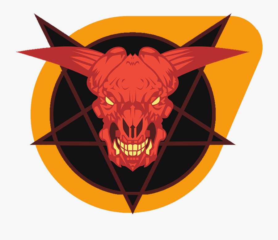 Demon Clipart Rabbit Skull - Retroahoy Doom, Transparent Clipart