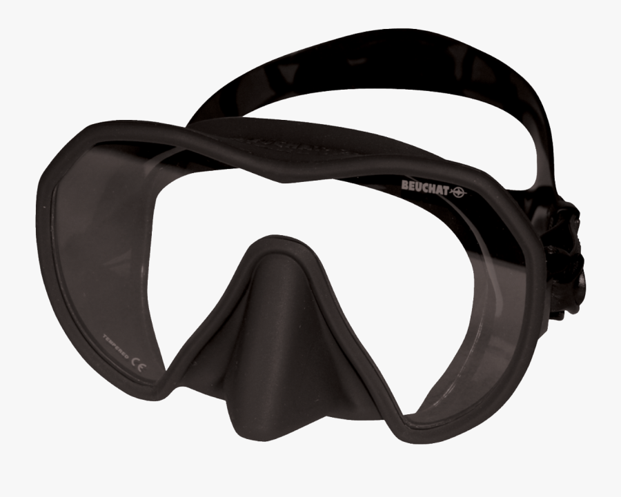 Transparent Diving Mask Clipart - Beuchat Mask, Transparent Clipart