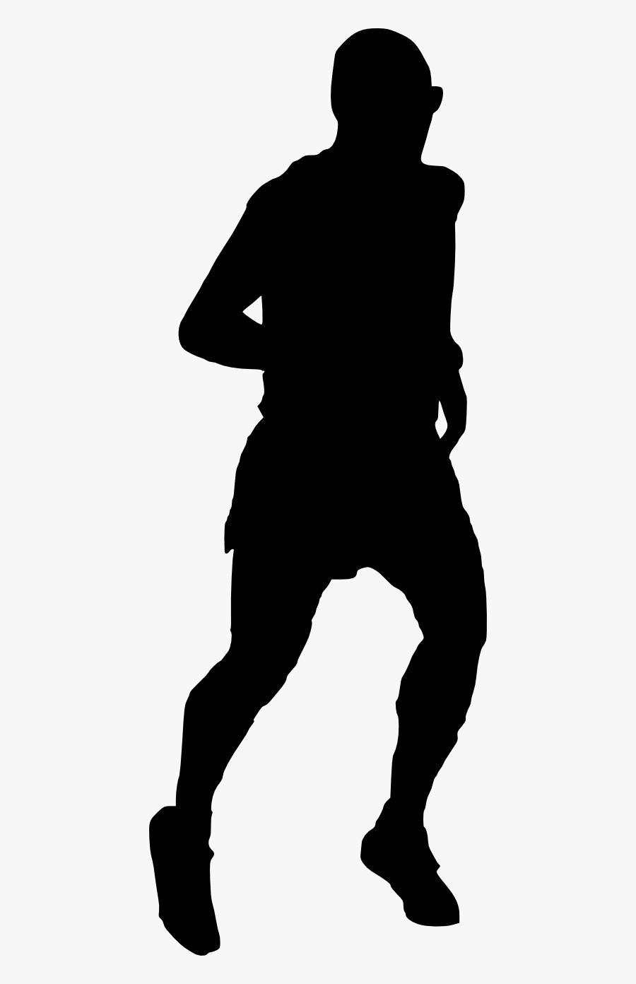 Png Shadow Man Running, Transparent Clipart