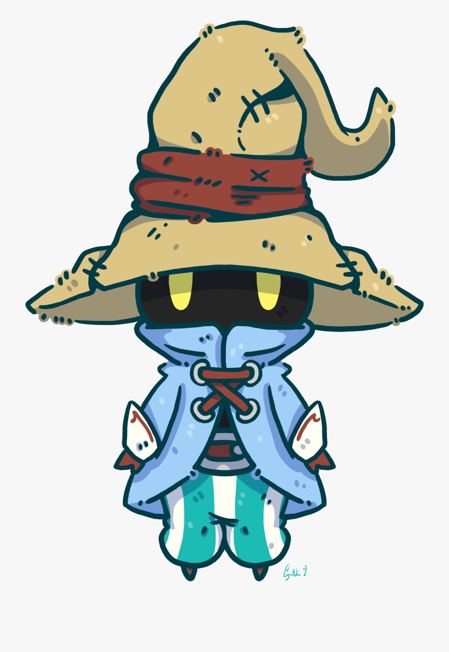 Vivi From Final Fantasy Ix Made - Cute Final Fantasy Black Mage, Transparent Clipart