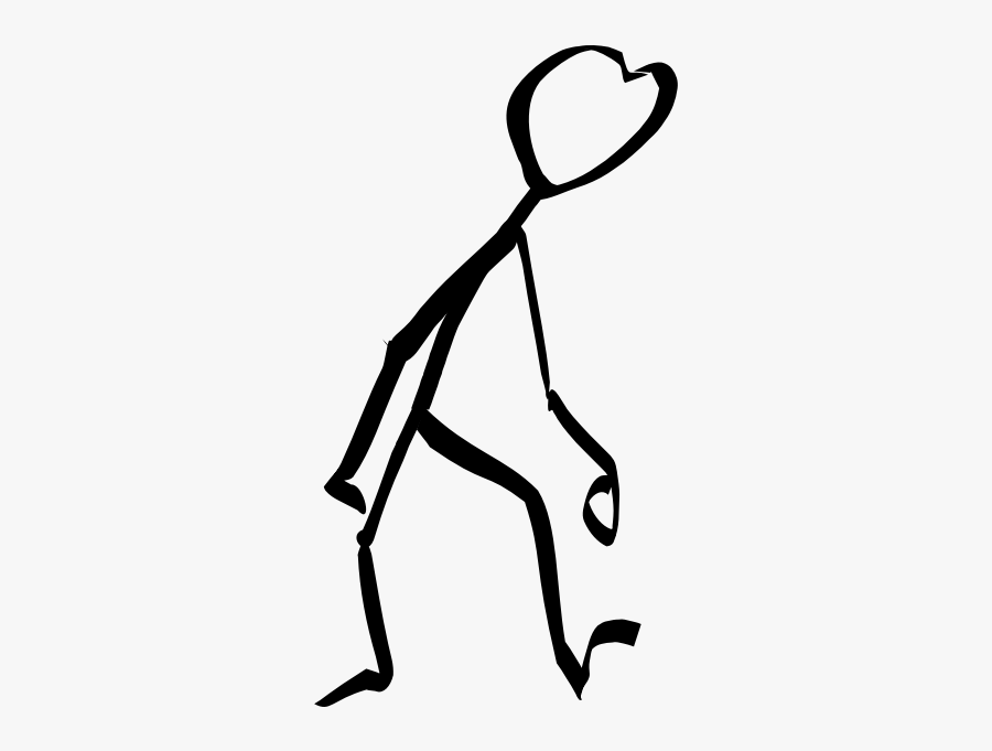 Stickyman Tired - Stick Person Vector Transparent, Transparent Clipart