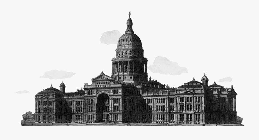 Texas State Capitol Png, Transparent Clipart