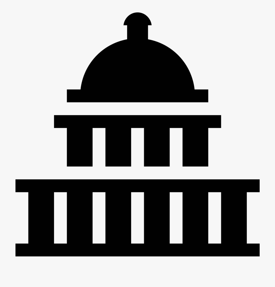 Us Capitol Icon - Capitol Building Icon, Transparent Clipart