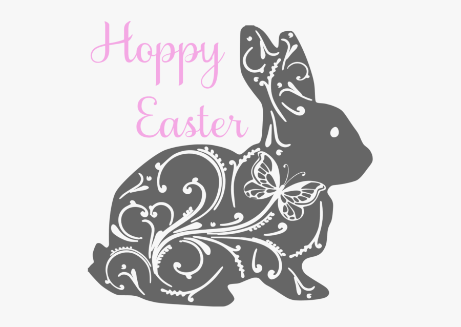 Hoppy Easter, Transparent Clipart