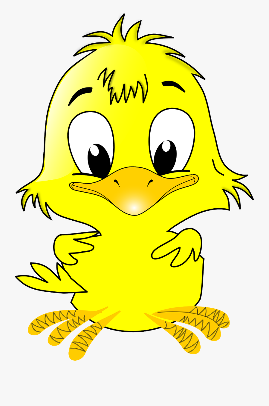 Chick Easter Animal Free Photo - Freue Mich Auf Euren Besuch, Transparent Clipart