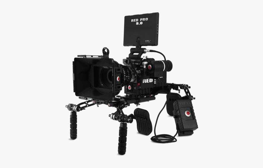 Red Camera - Transparent Cinema Camera Png, Transparent Clipart