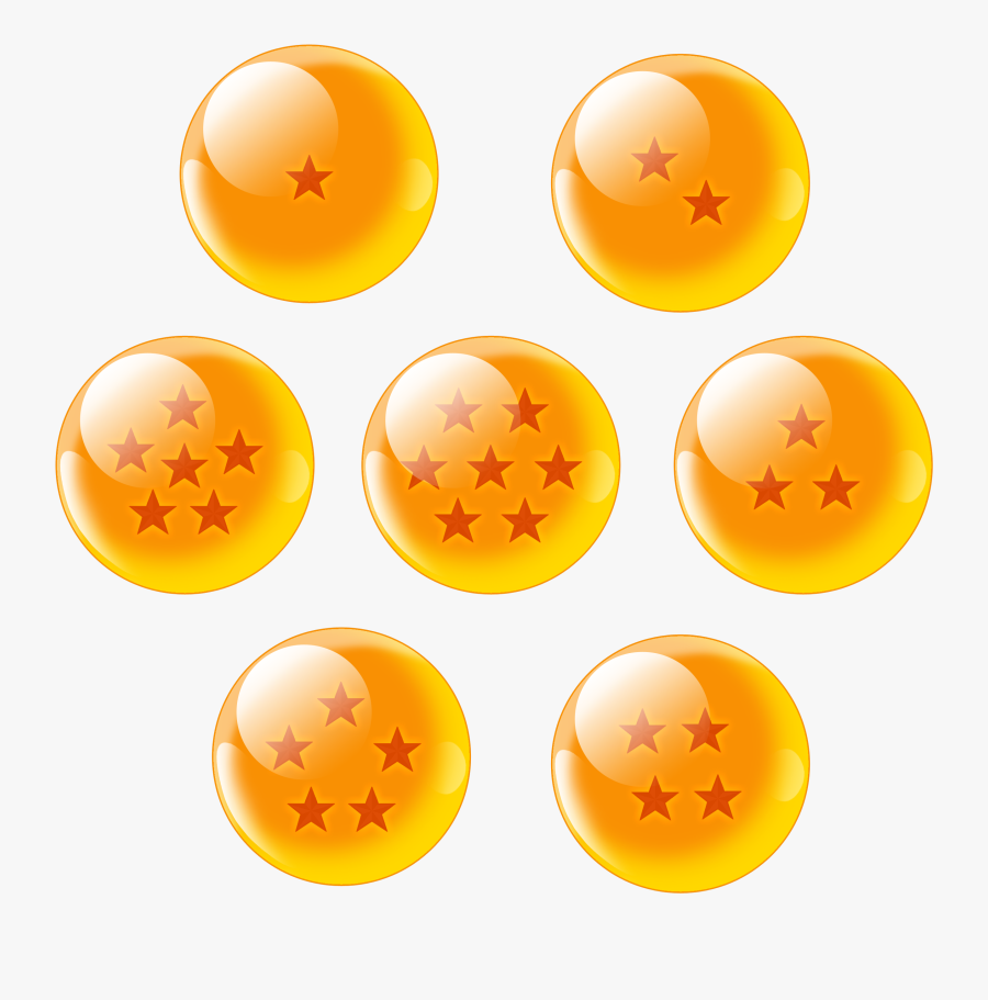 Dragon Ball Png Transparent Dragon Ball Images - Dragon Ball Balls Png, Transparent Clipart
