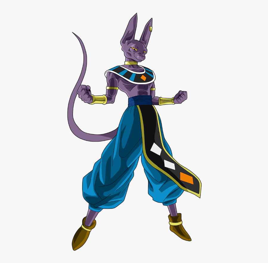 Beerus Dragonball Anime Freetoedit - Bills Dios De La Destruccion, Transparent Clipart