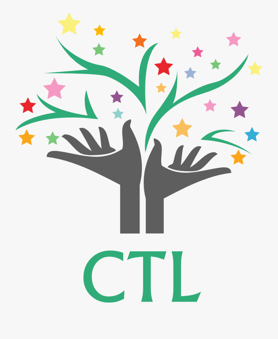 Clipart Walking Exceptional Child - Hands And Stars Logo, Transparent Clipart