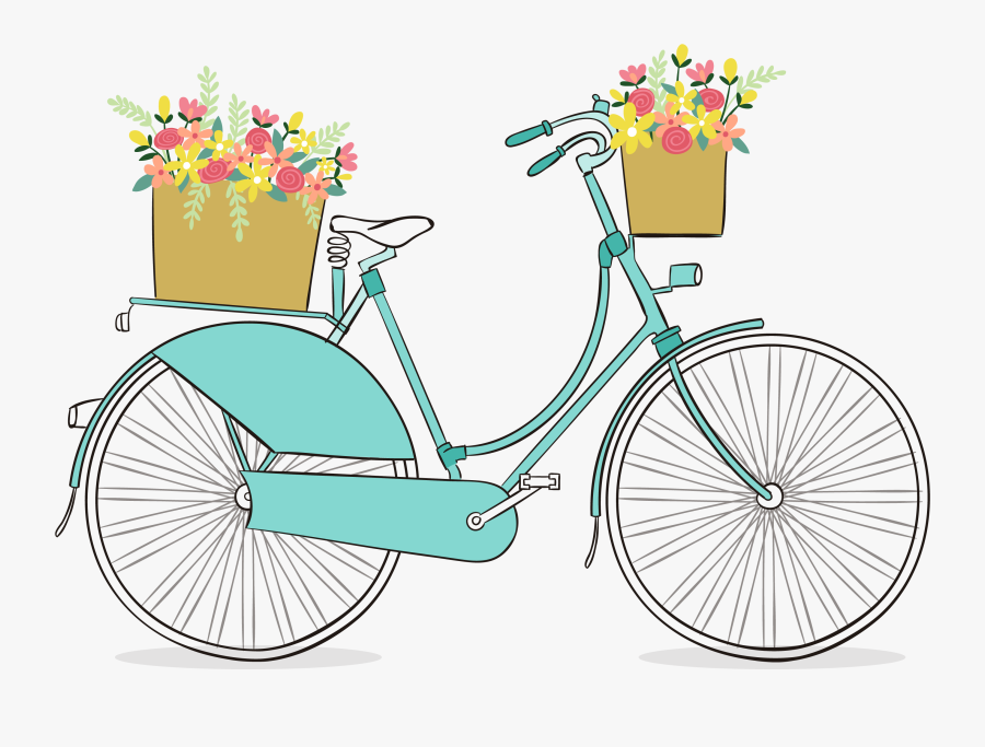 Bicycle Clipart Cute, Transparent Clipart