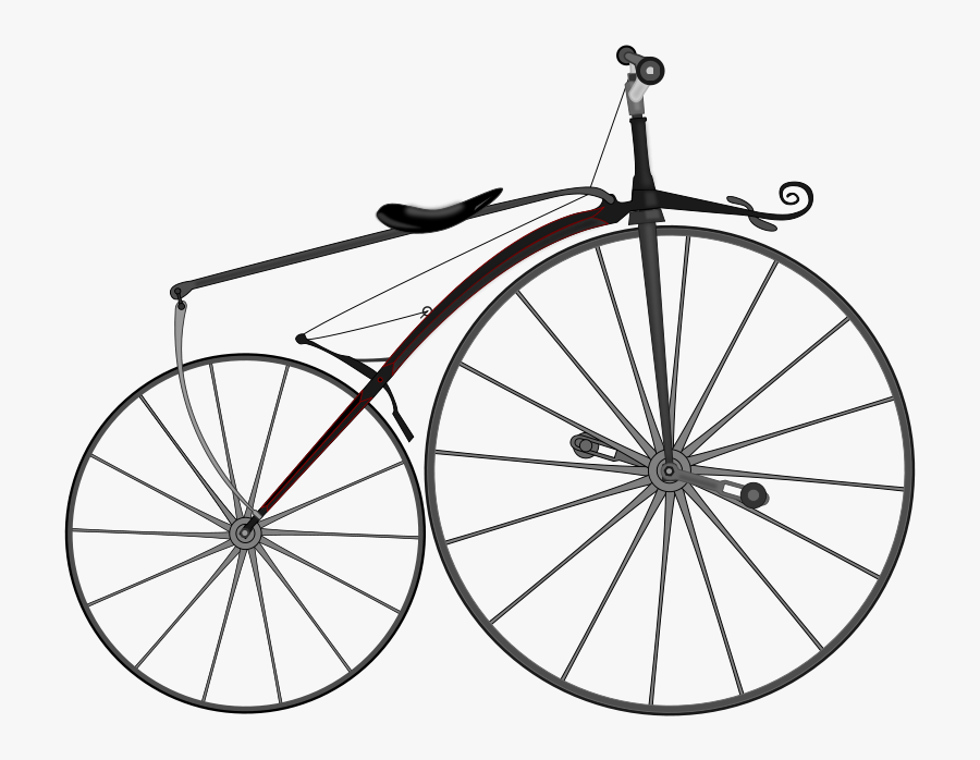 1863 Boneshaker Bike - Boneshaker Bike, Transparent Clipart