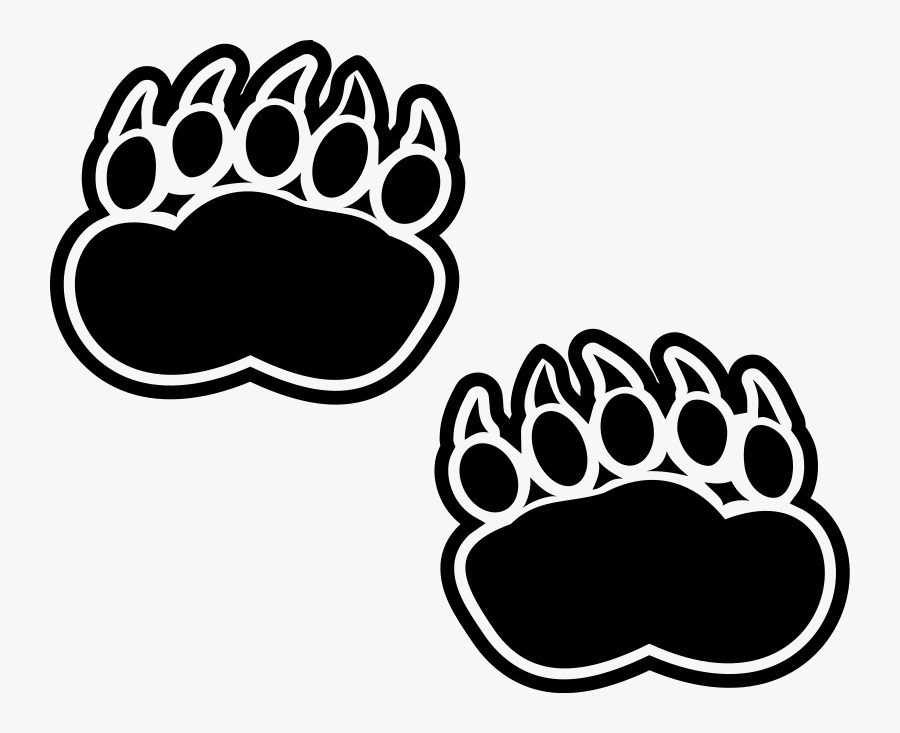 Going On A Bear Hunt Paw Prints, Transparent Clipart