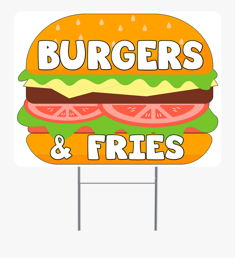 Transparent Burger And Fries Clipart - Cheeseburger, Transparent Clipart