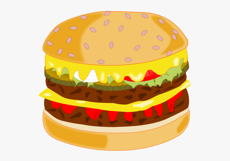 Hamburger - Vetor Lanche Png, Transparent Clipart