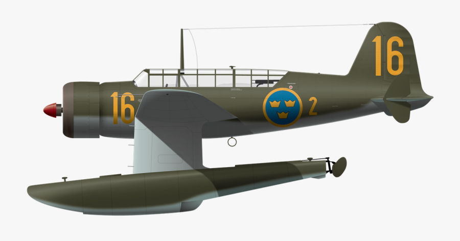 Sweden Encyclopedia Gallery - Saab B 17 Aircraft, Transparent Clipart