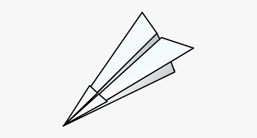 Paper Plane Vector Illustration - Paper Airplane Transparent Background, Transparent Clipart