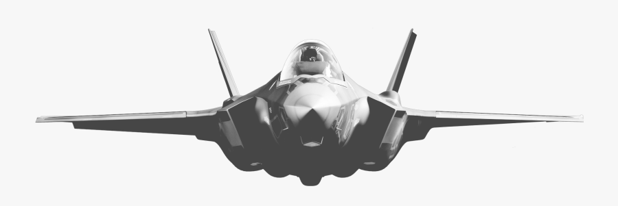 Jet Fighter Png - F 35 White Background, Transparent Clipart