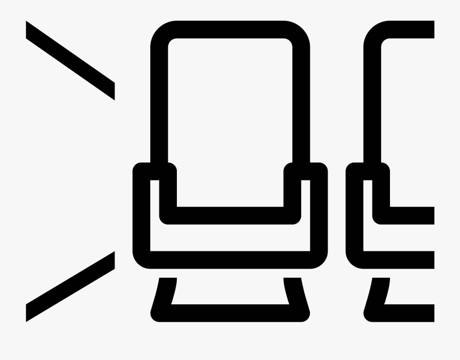 Banner Library Aircraft Seat Icon Free - Aisle Seat Icon, Transparent Clipart