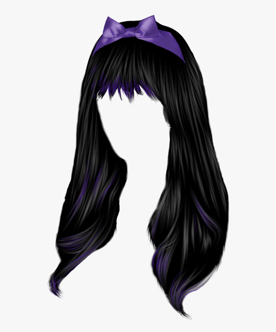 Pin By Lou On Cabello Pelucas Melenas In 2019 Gothic - Hair Png Female, Transparent Clipart