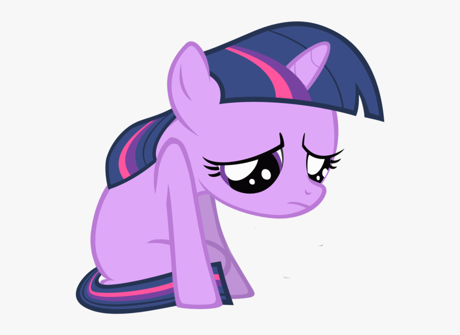 Sad Filly Twilight Sparkle Clipart , Png Download - Im Sorry For Wasting Your Time, Transparent Clipart