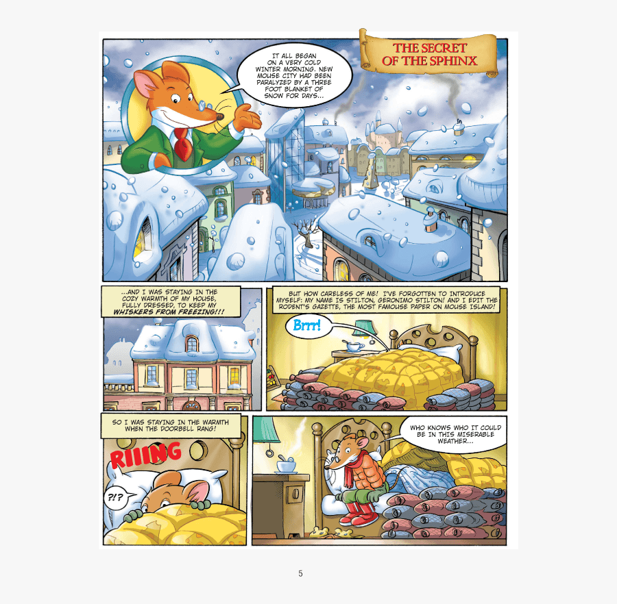 Geronimo Stilton Papercutz 2, Transparent Clipart