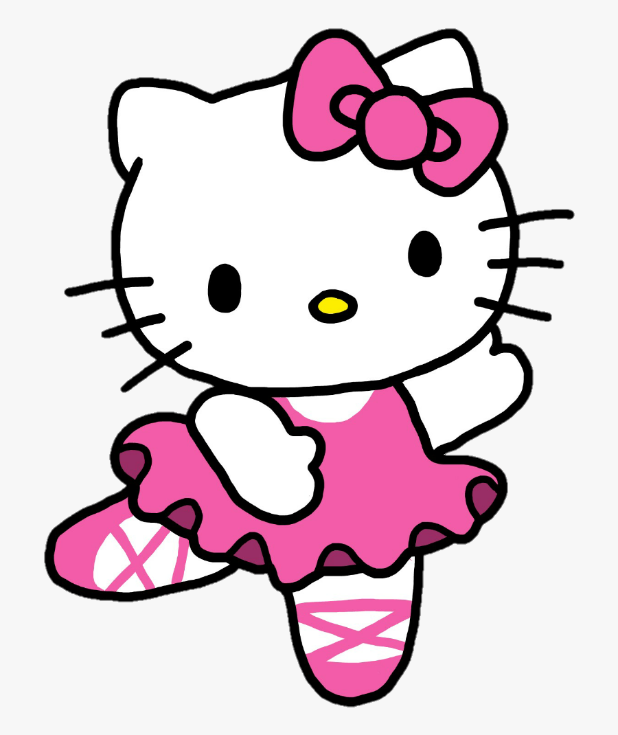 #drawing #pink #hellokitty #kitty #ballerina - Hello Kitty Ballerina Clipart, Transparent Clipart