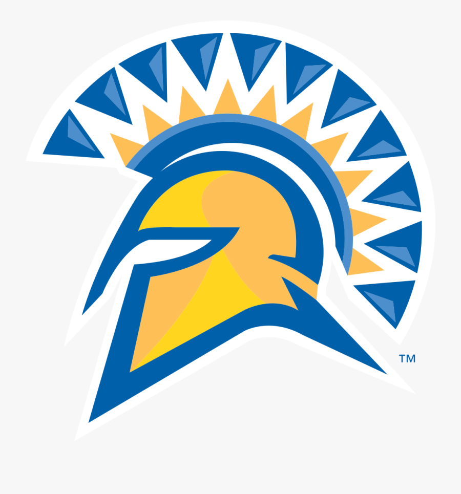 Spartan Head Clip Art - San Jose State Spartans Logo, Transparent Clipart