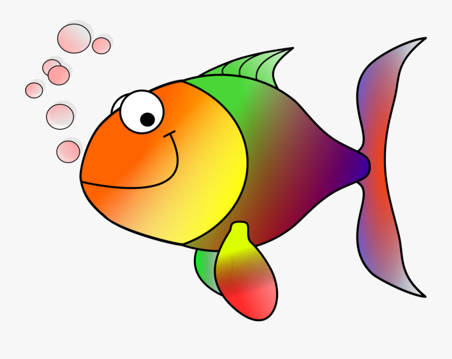Happy Fish Vector Illustration - Animated Image Of Fish, Transparent Clipart