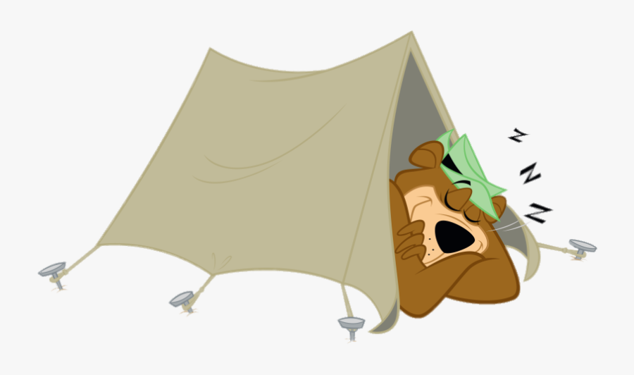 Yogi Bear Sleeping, Transparent Clipart